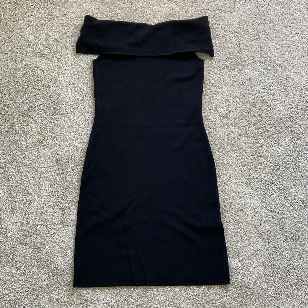 Club Monaco • Charelle Sweater Dress Soot Black